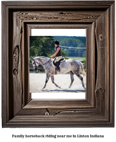 family horseback riding near me in Linton, Indiana